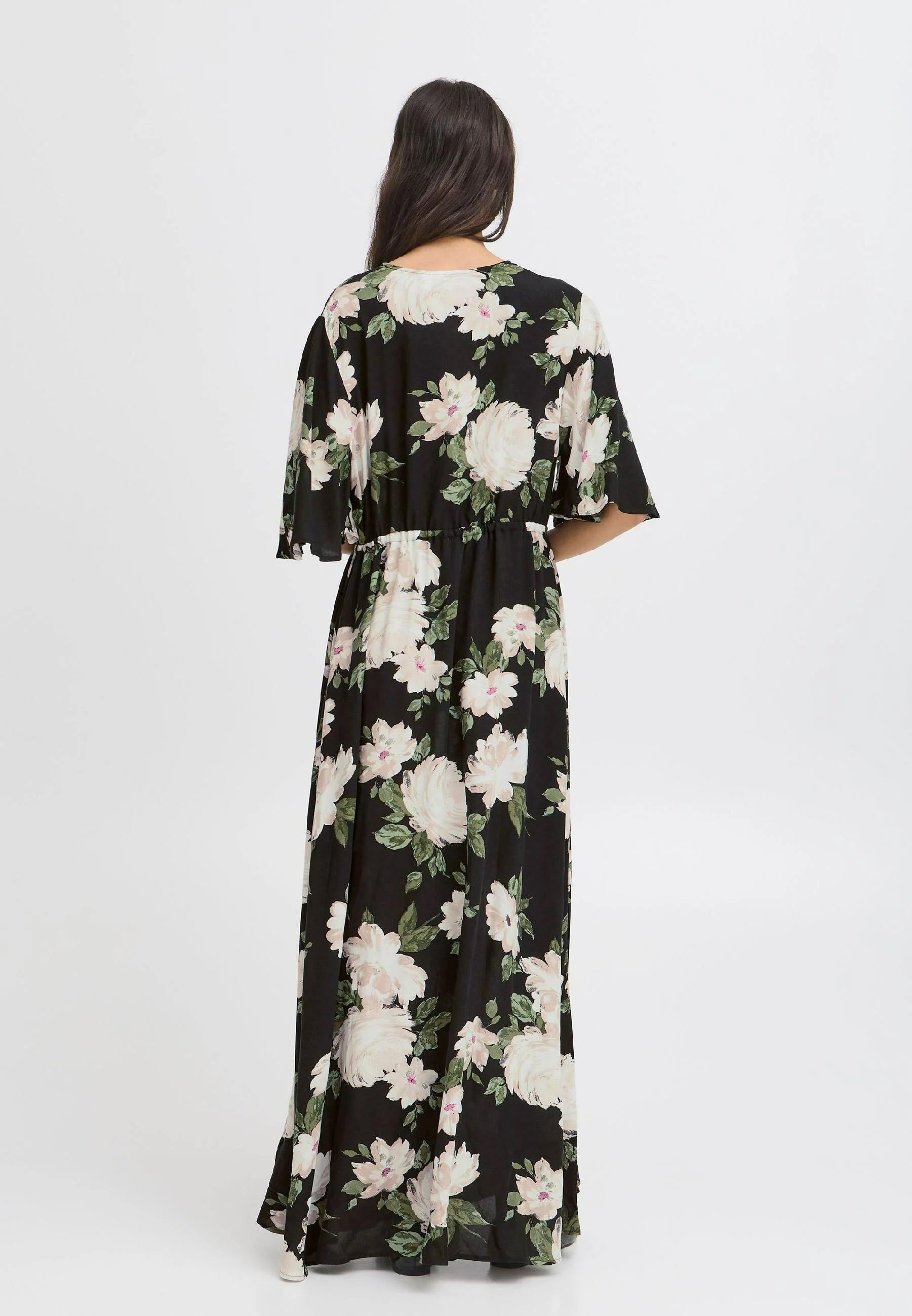 b.young BYMMJOELLA - Maxi dress - black roses
